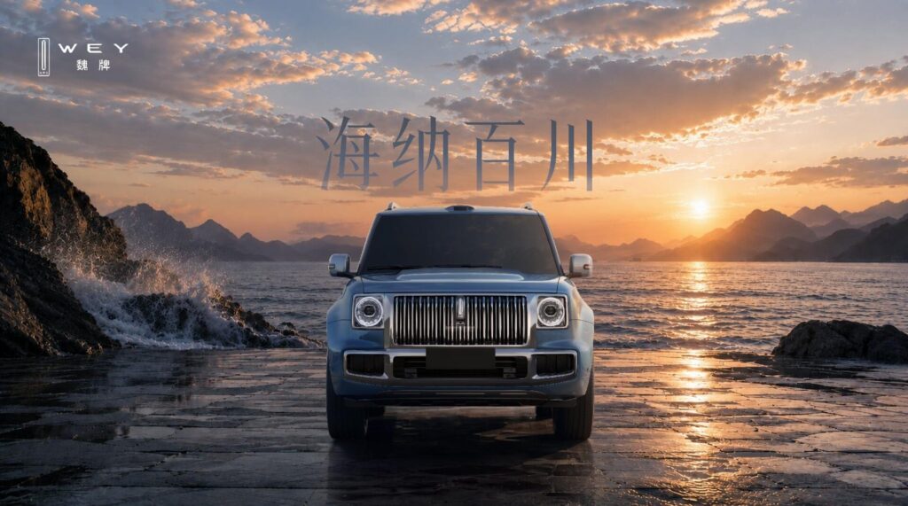Новый SUV WEY: квадратный кузов, LiDAR и гибрид 2.0T