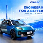 AION UT Cross на стенде GAC на Парижском автосалоне 2026