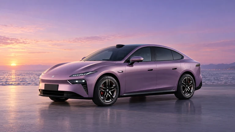 Dongfeng eπ 007 2027 года на закате